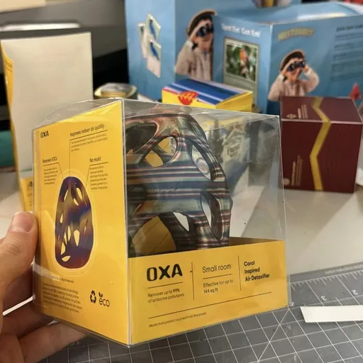 Oxa Yellow Packaging Prototype