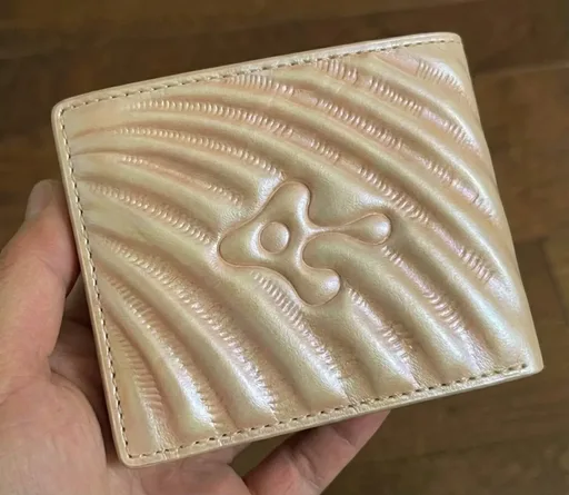 Ravisauce Cream Wave Wallet