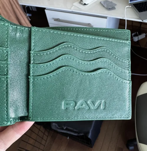 Ravisauce Green Wallet Ravi Open