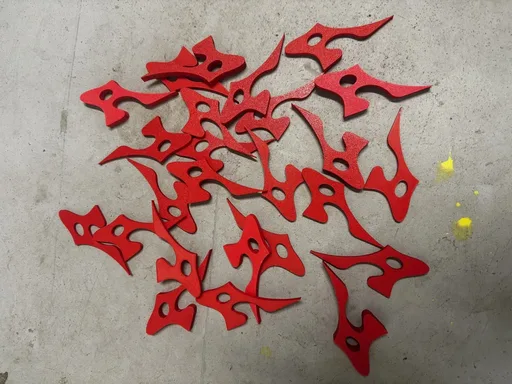 Ravisauce Red Foam Cutouts