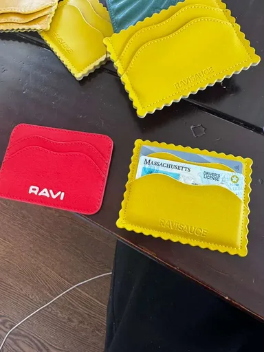 Ravisauce Yellow Card Wallet